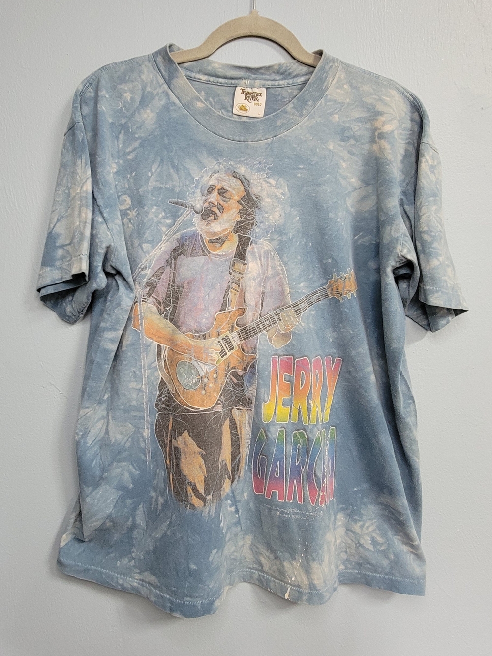 RARE Vintage 1995 Jerry Garcia Single Stitched Short Sleeve Shirt - Large